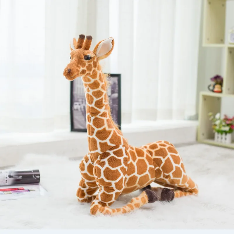 New 1pc Giant size Giraffe Plush Toys Cute Stuffed Animal Soft Giraffe Doll Birthday Gift Kids Toy - Image 4