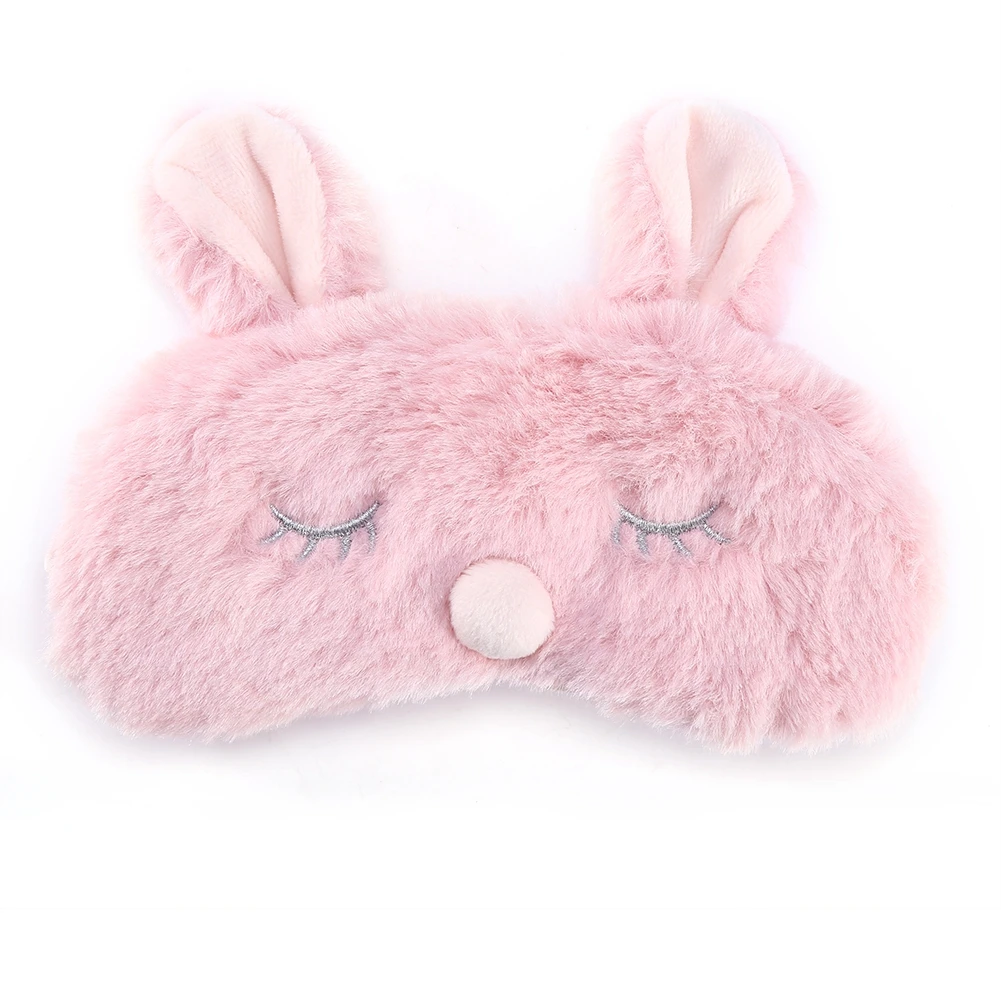 Sleeping Eye Mask 5 Colors Cute Animal Eye Cover Sleeping Mask Christmas Deer Winter Carton Nap Eye Shade Mask - Image 10