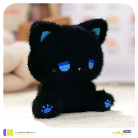 Cute Cartoon Sitting Kitten Plush Toy – Soft Stuffed Cat Doll, Kawaii Animal Plush Gift for Kids Cute Sitting Kitten Plush Toy