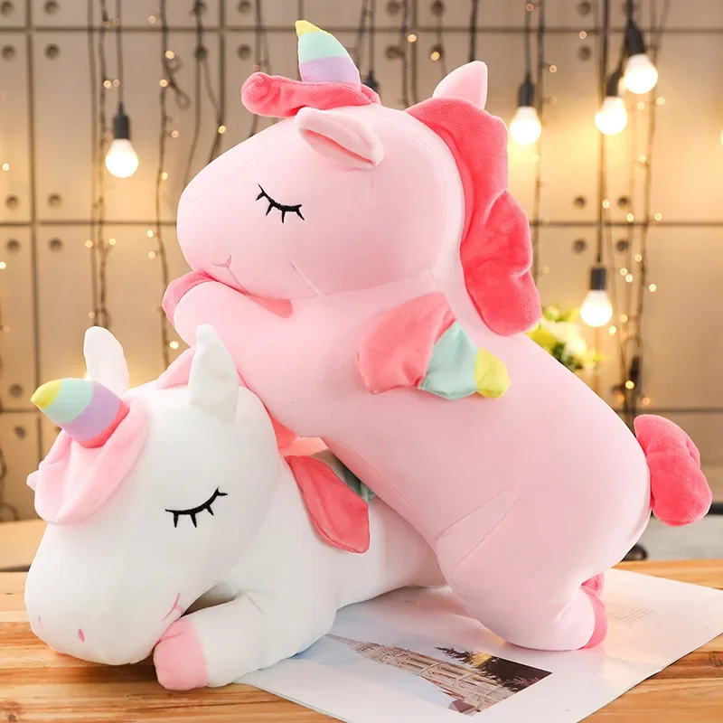 25cm-35CM Kawaii Giant Unicorn Plush Toy Soft Stuffed Unicorn Soft Dolls Animal Horse Toys For Children Pillow Birthday Gifts - Image 4