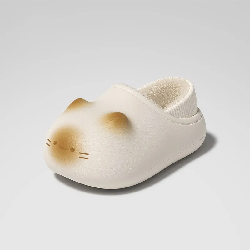 New winter warm bottom cats paws slipper - Image 5