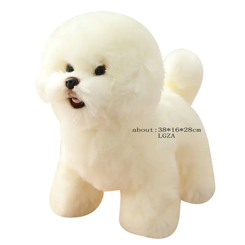 INS Like Real Prone Simulation Cat Dog Plush Doll Stuffed Pure Colors Bedroom Decor Kitten Toy Pets Animal Kids Christmas Gift - Image 16