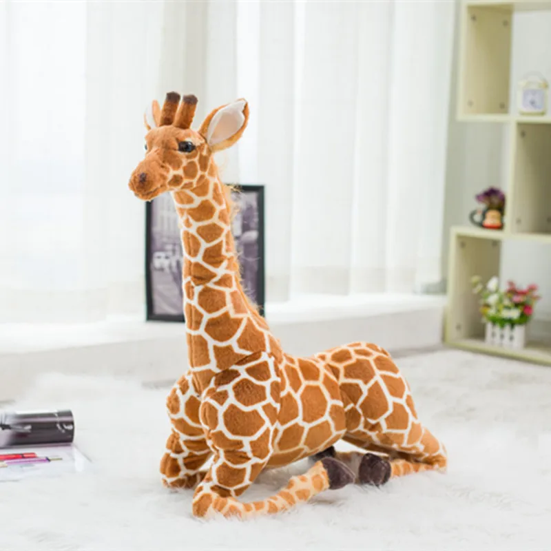Huge Real Life Giraffe Plush Toys Cute Stuffed Animal Dolls Soft Simulation Giraffe Doll Birthday Gift Kids Toy Bedroom Decor - Image 5