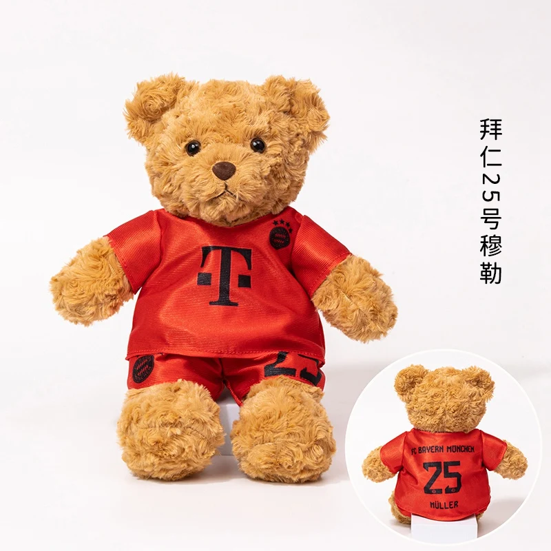 Plush Football Player Teddy Bear Doll – Soft Soccer Player Plush Toy, Kids Stuffed Animal Gift & Souvenir - Image 14