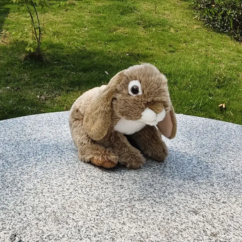Simulation Rabbit Plush Toy Cute Super Cute Rabbit Doll Lifelike Animals Simulation Stuffed Doll Kawaii Toy Gifts - Image 3
