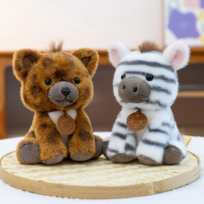 Nice Lifelike Lion Plush Toy Zebra Cute Simulated Elephant Doll Soft Stuffed Animals Boar Plushie Kids Birthday Xmas Gift Dog - Image 4
