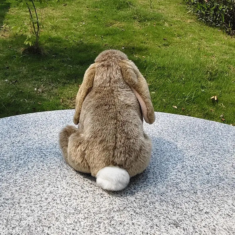 Simulation Rabbit Plush Toy Cute Super Cute Rabbit Doll Lifelike Animals Simulation Stuffed Doll Kawaii Toy Gifts - Image 6