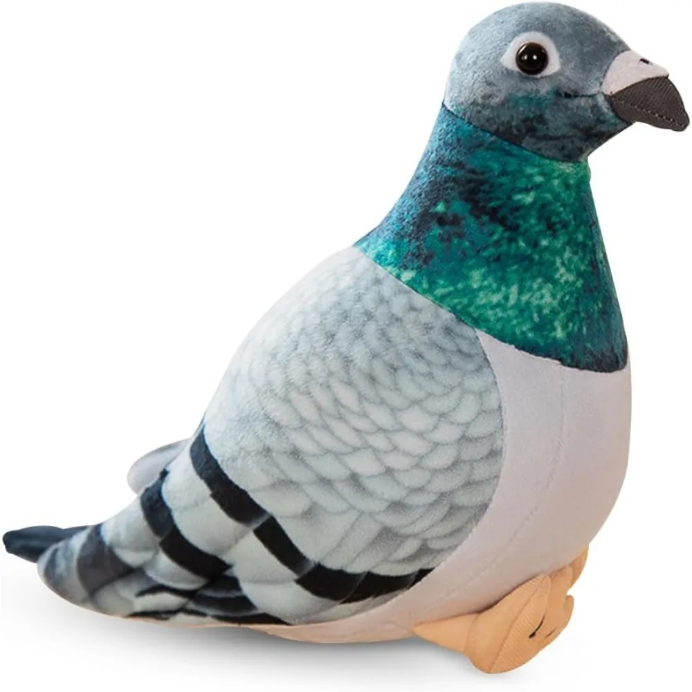 Pigeon Plush Toy Plush Doll Simulation Ornaments Soft and Cute Peace Bird Animal Cute As Gift for Kids - Image 6