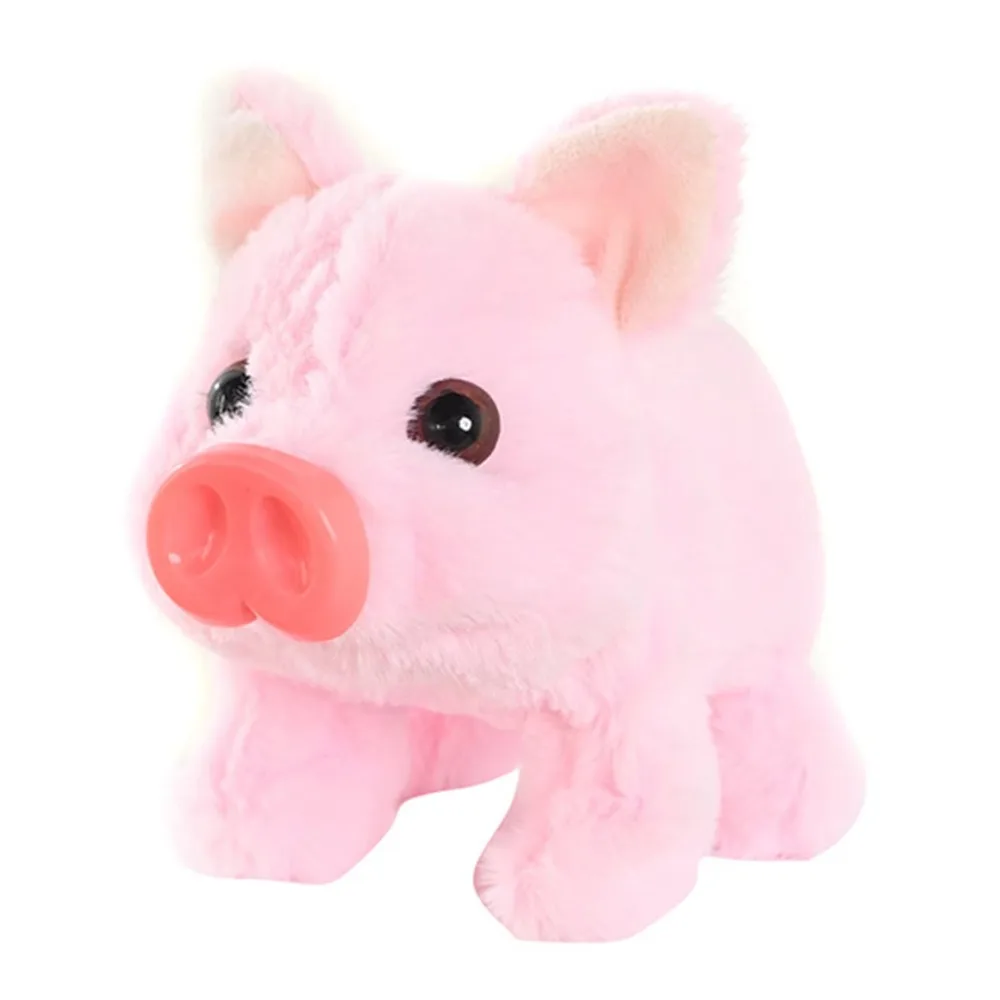 with Wagging Tail Electric Pig Plush Toy Can Walking Simulation Electric Walking Plush Pig Toy Funny Cute - Image 8