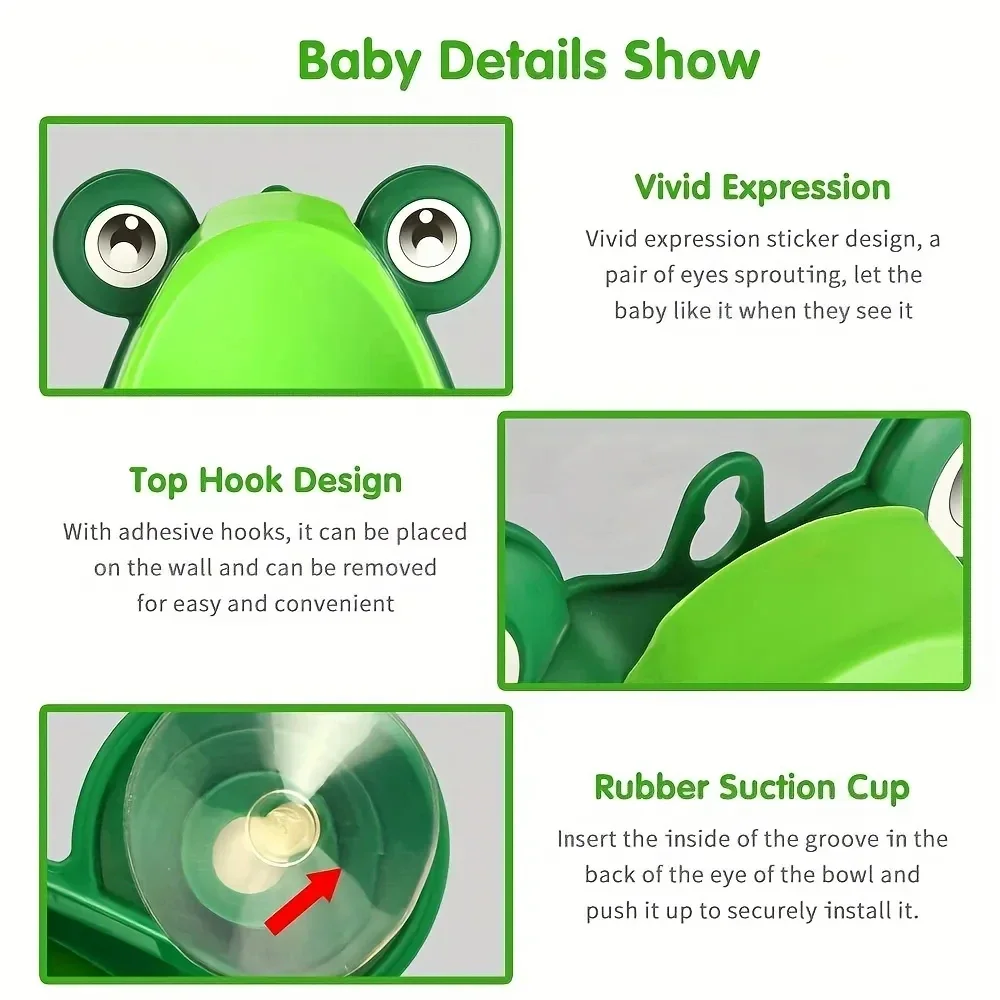 Cute Frog Boys Potty Training Urinal for Toddlers - Image 5