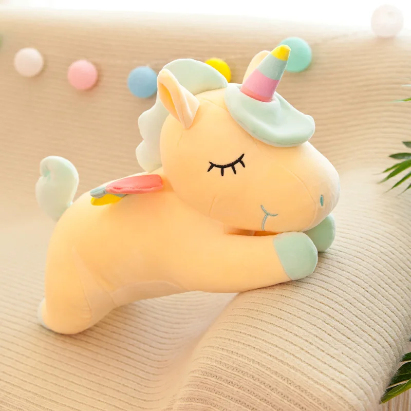 25cm-35CM Kawaii Giant Unicorn Plush Toy Soft Stuffed Unicorn Soft Dolls Animal Horse Toys For Children Pillow Birthday Gifts - Image 8