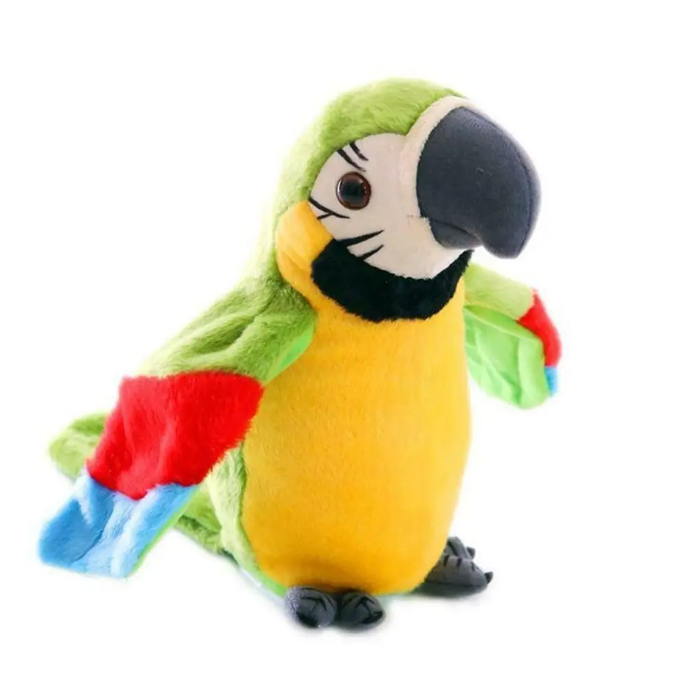 Interactive Talking Parrot Plush Toy – Voice Repeating, Mimicking & Moving Stuffed Bird Gift for Kids - Image 9
