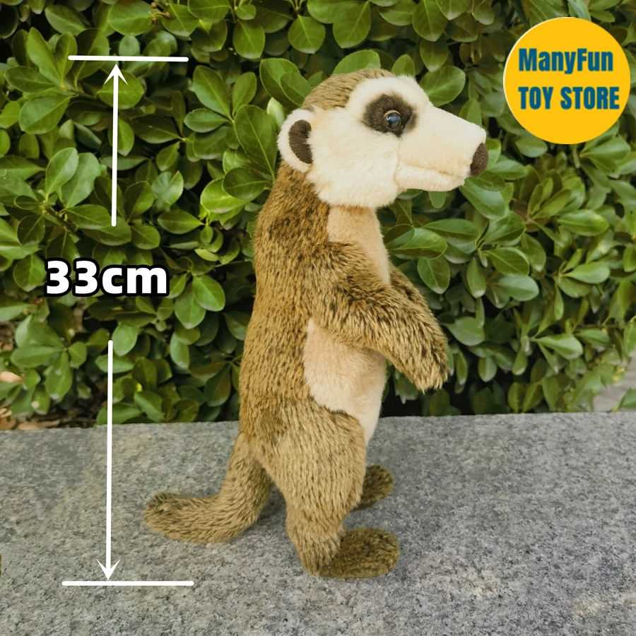 Realistic Meerkat Plush Toy – Soft Stuffed Animal, Lifelike Suricate Plushie & Kids Gift - Image 4
