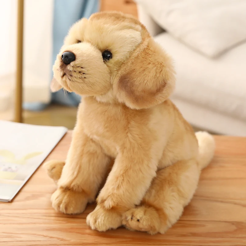 Kawaii Realistic Dog Plush Toy Soft Stuffed Husky/Corgi/Poodle/Tibetan Mastiff Doll Cartoon Birthday Christmas Gift for Children - Image 10