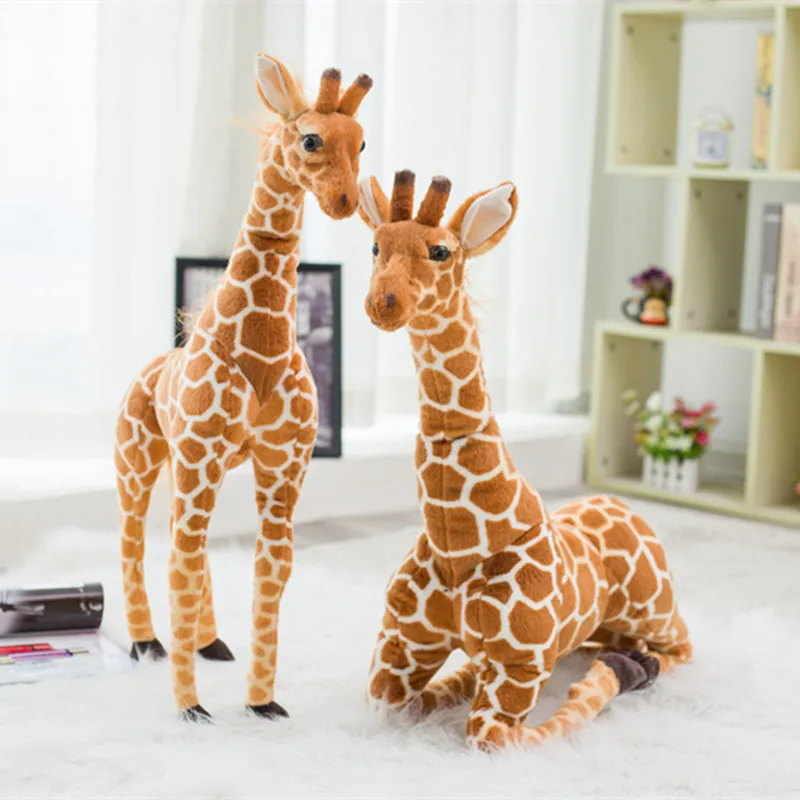 Huge Real Life Giraffe Plush Toys Cute Stuffed Animal Dolls Soft Simulation Giraffe Doll Birthday Gift Kids Toy Bedroom Decor - Image 7