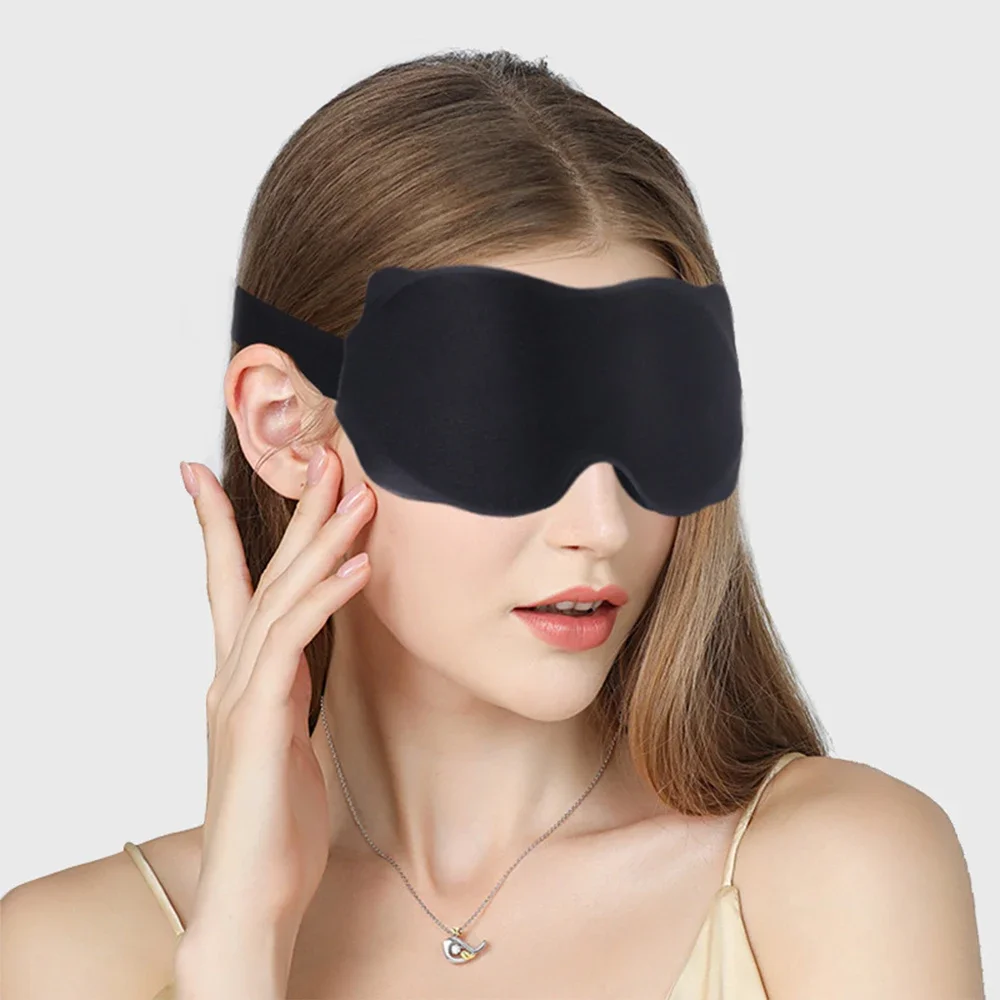 3D Sleeping Mask Block Out Light Soft Padded Sleep Mask For Eyes Slaapmasker Eye Shade Blindfold Sleeping Aid Face Mask Eyepatch - Image 4