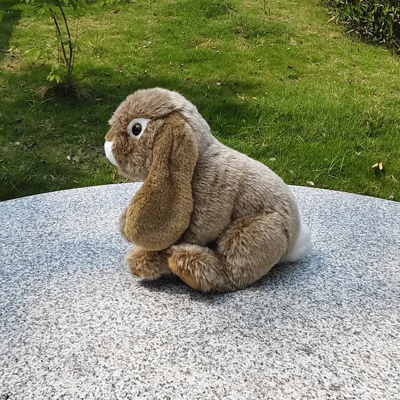 Simulation Rabbit Plush Toy Cute Super Cute Rabbit Doll Lifelike Animals Simulation Stuffed Doll Kawaii Toy Gifts - Image 4