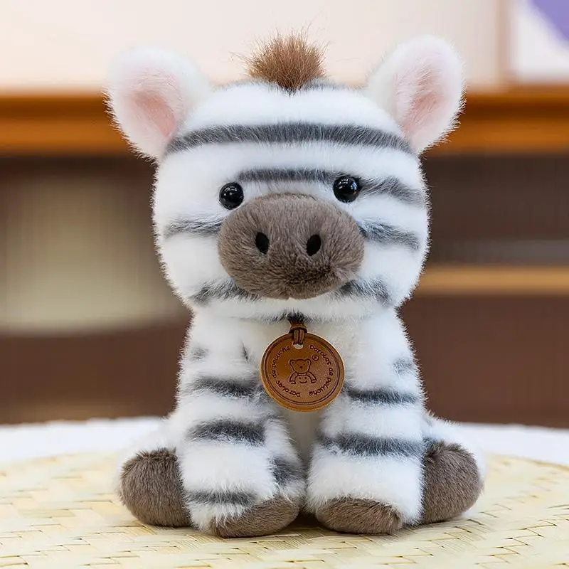Nice Lifelike Lion Plush Toy Zebra Cute Simulated Elephant Doll Soft Stuffed Animals Boar Plushie Kids Birthday Xmas Gift Dog - Image 10