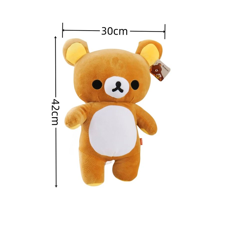 Anime Rilakkuma Cartoon Plush Doll Soft bear Toys Kawaii Room Decor Teddy Bear Plushies Cute Couple Bear Xmas Gifts For Girls - Image 7