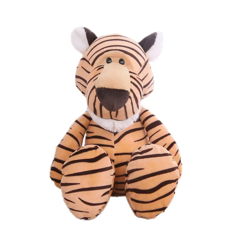 Stuffed Plush Animals Toys Soft Dolls Jungle Lion Elephant Tiger Dog Fox Monkey Deer Children Gift Kawaii Baby Kids Hobbie Toys - Image 15