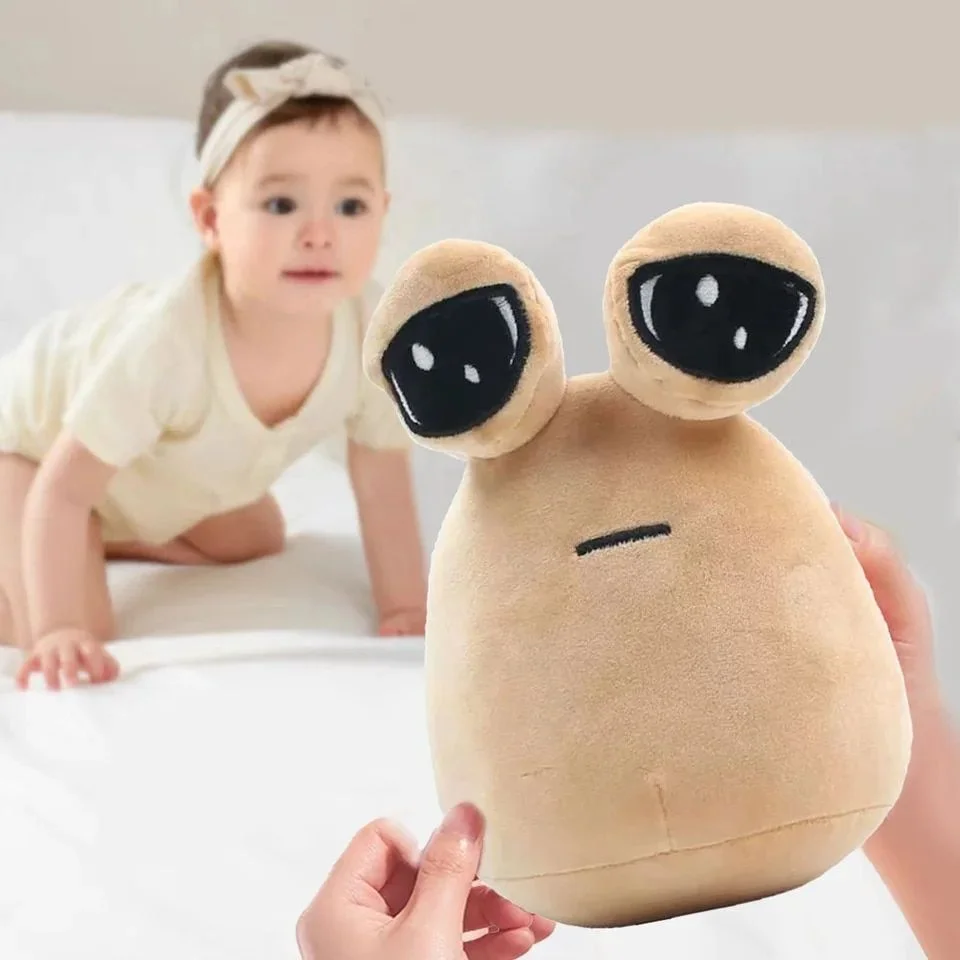 My Pet Alien Pou Plush Toys Anime Game The Maw Pou Doll Kawaii Cartoon Soft Stuffed Pillow Children Birthday Xmas Gif - Image 4