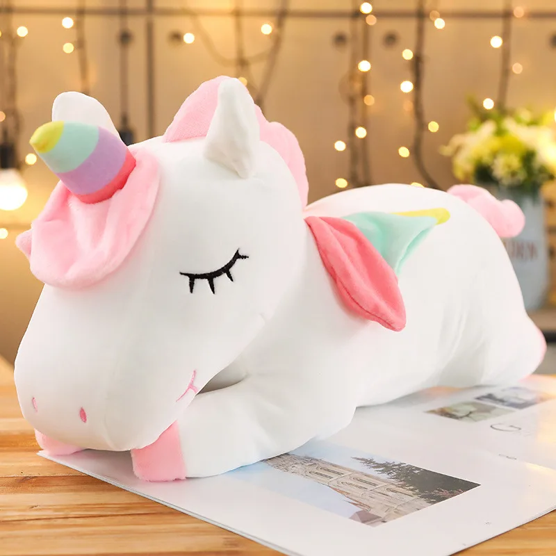 25cm-35CM Kawaii Giant Unicorn Plush Toy Soft Stuffed Unicorn Soft Dolls Animal Horse Toys For Children Pillow Birthday Gifts - Image 6