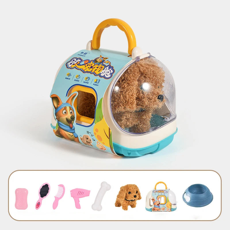 New Electronic Pet Dog Toy Walking Interactive Dog Plush Doll Toys Vibrating Automatic Moving Electric Puppy Gift For Baby Kids - Image 8