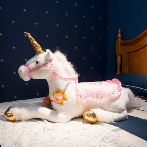 100cm Lovely Unicorn Plush Toy Stuffed Animals Large Size Unicorn Soft Doll Gift for Chindren Kids Toys