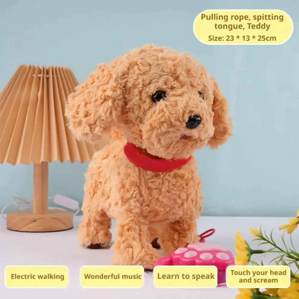 Interactive Electric Barking Dog Toy - Realistic Singing Dancing Licking Puppy Doll Interactive Pet Toy For Kids Toddlers - Image 5