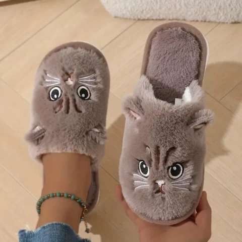 Womens Winter Warm Cozy Indoor House Shoes