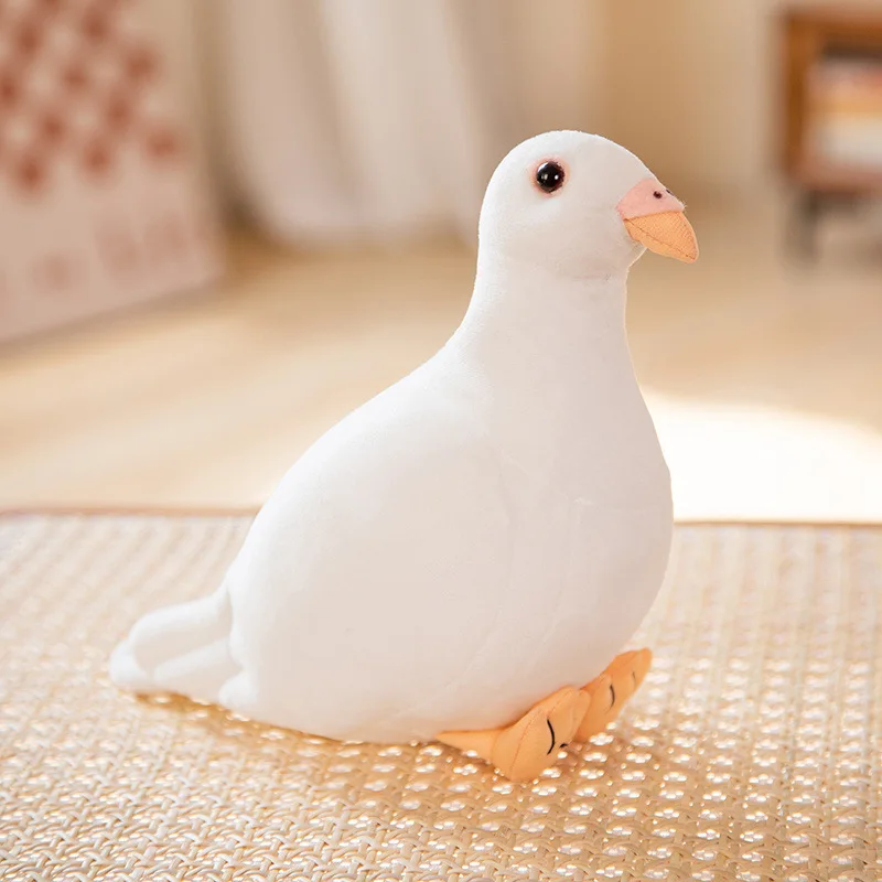 Pigeon Plush Toy Plush Doll Simulation Ornaments Soft and Cute Peace Bird Animal Cute As Gift for Kids - Image 8