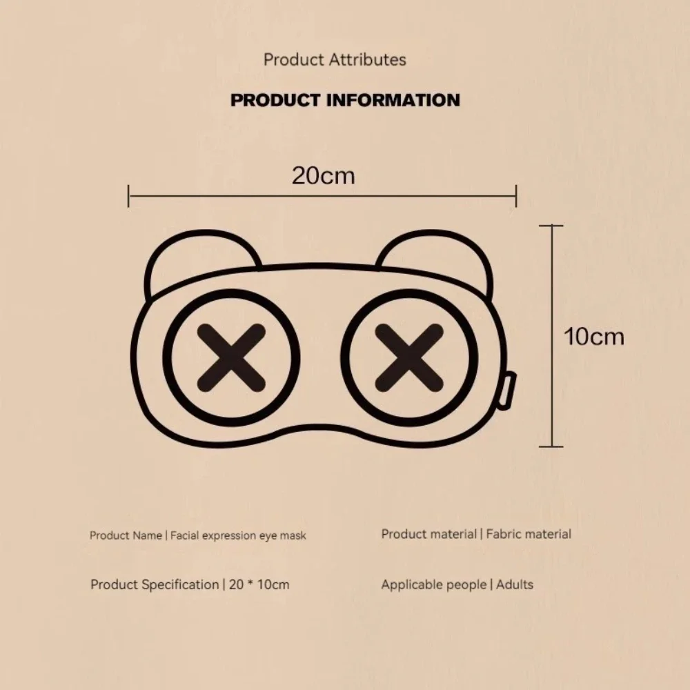 Cute Eye Mask Sleep Soothing Eye Fatigue Warm Compress Wear Comfortable Children And Students Eye Masks - Image 6
