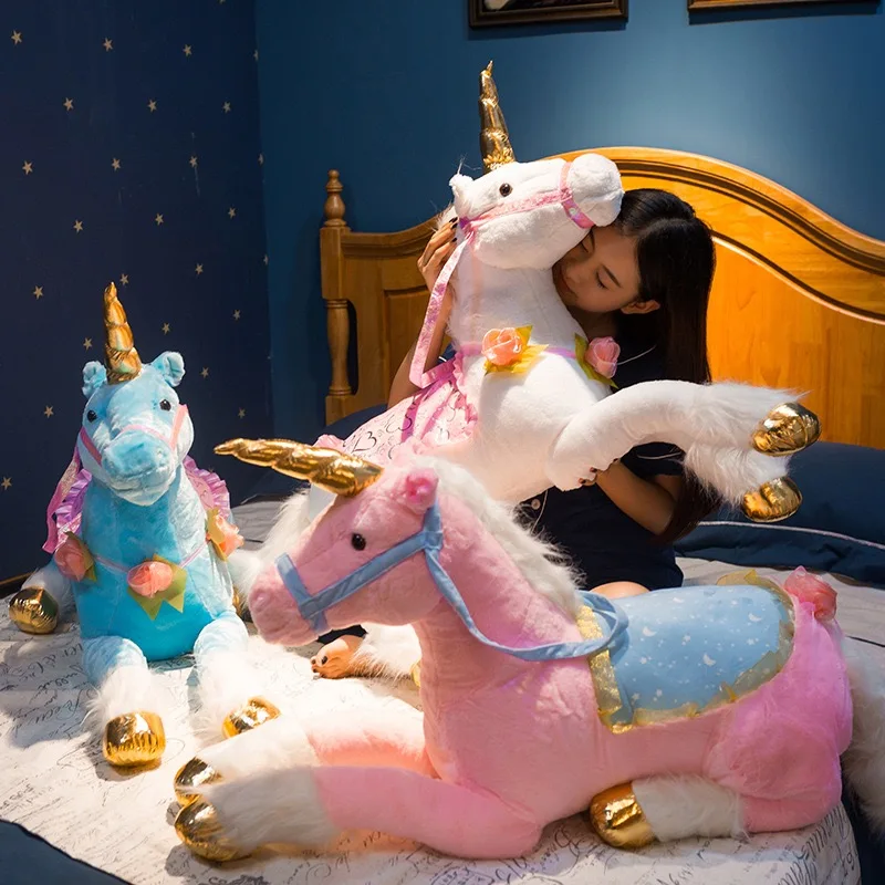 100cm Lovely Unicorn Plush Toy Stuffed Animals Large Size Unicorn Soft Doll Gift for Chindren Kids Toys - Image 5
