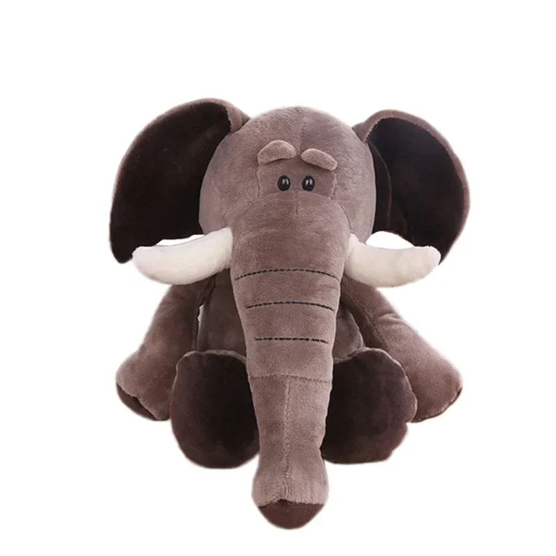Stuffed Plush Animals Toys Soft Dolls Jungle Lion Elephant Tiger Dog Fox Monkey Deer Children Gift Kawaii Baby Kids Hobbie Toys - Image 16