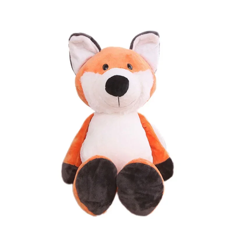 Stuffed Plush Animals Toys Soft Dolls Jungle Lion Elephant Tiger Dog Fox Monkey Deer Children Gift Kawaii Baby Kids Hobbie Toys - Image 17