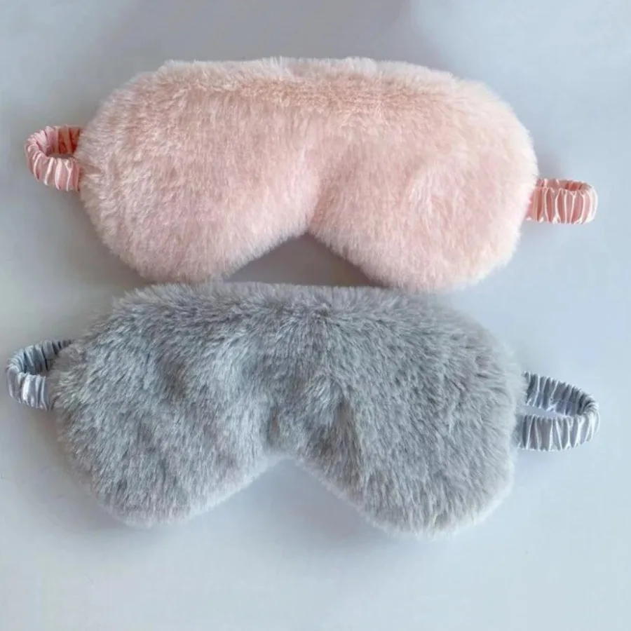 Sleeping Mask Sleeping Blindfold Soft Plush Eye Masks Cute Love Cloud Eye Cover Plush Mask Eyepatch Nap Health Eye Cover - Image 4