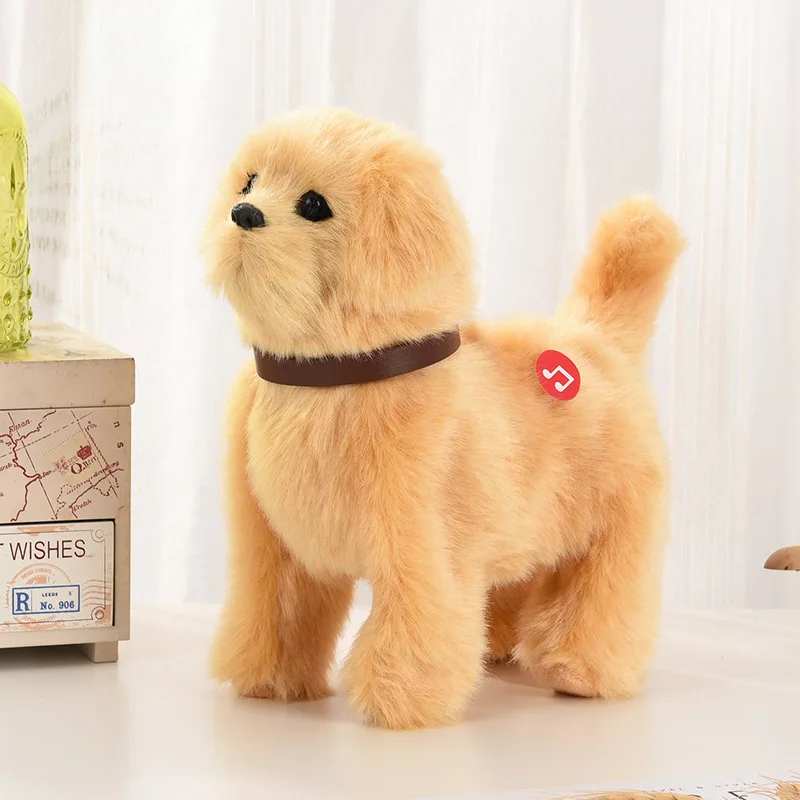 Robot Dog Toys Interactive Puppy Electronic Plush Animal Sound Control Walk Bark Electric Teddy Touch Control Music Pet Kid Gift - Image 2