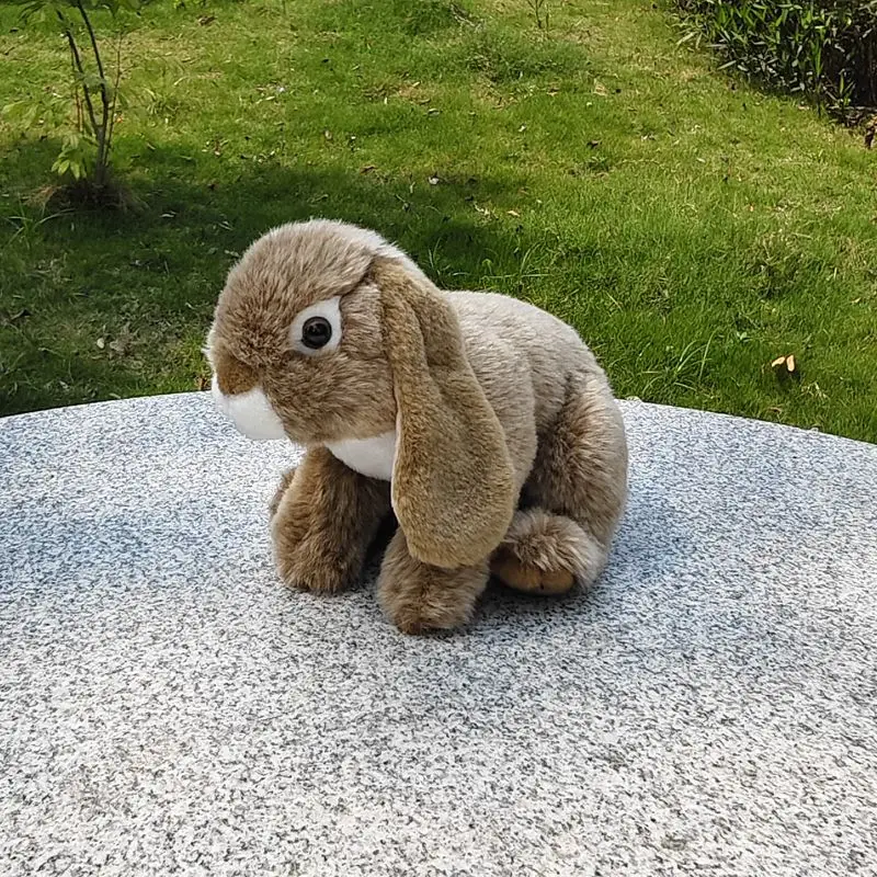 Simulation Rabbit Plush Toy Cute Super Cute Rabbit Doll Lifelike Animals Simulation Stuffed Doll Kawaii Toy Gifts - Image 5