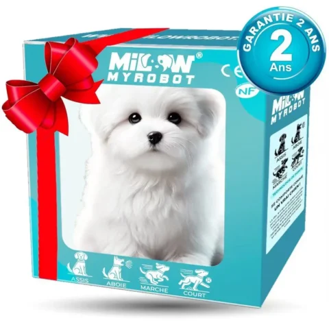 New Cute Plush Robot Puppy Interactive Walking Simulated Puppy Barking Tail Wagging Puppy Plush Toy Chilren(Without Battery)