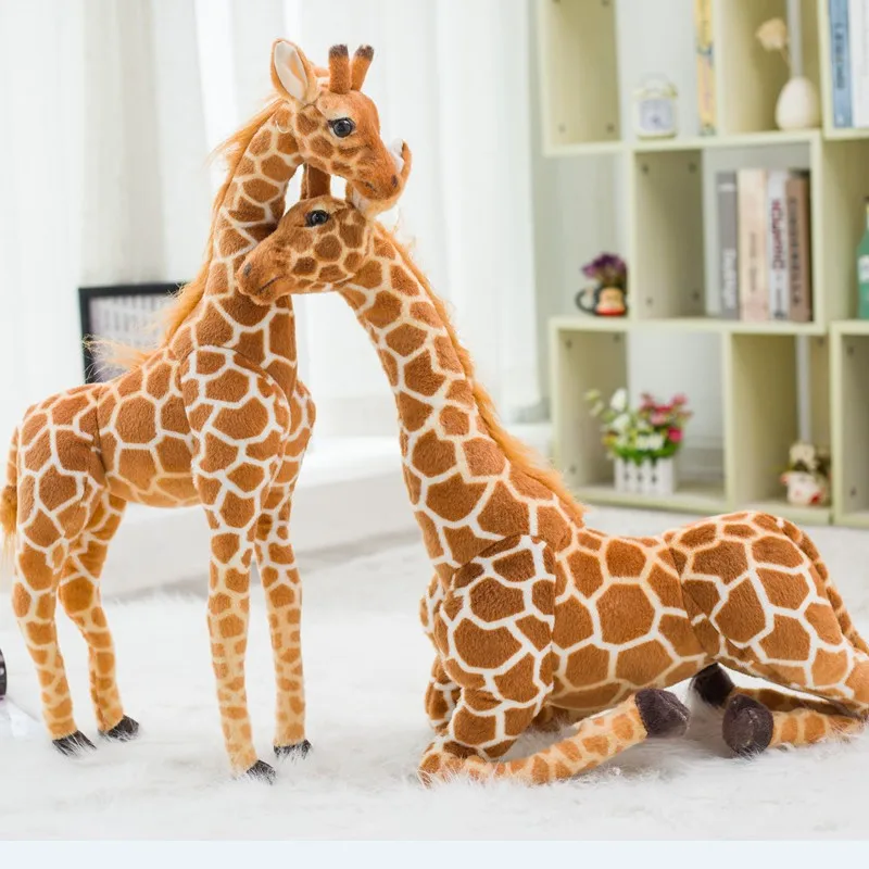 New 1pc Giant size Giraffe Plush Toys Cute Stuffed Animal Soft Giraffe Doll Birthday Gift Kids Toy - Image 5