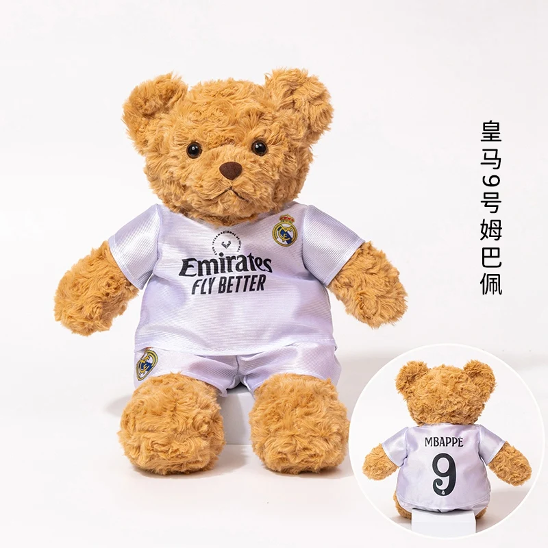 Plush Football Player Teddy Bear Doll – Soft Soccer Player Plush Toy, Kids Stuffed Animal Gift & Souvenir - Image 21