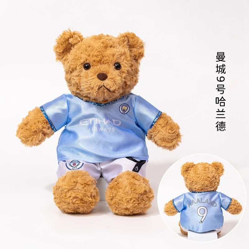 Plush Football Player Teddy Bear Doll – Soft Soccer Player Plush Toy, Kids Stuffed Animal Gift & Souvenir - Image 24
