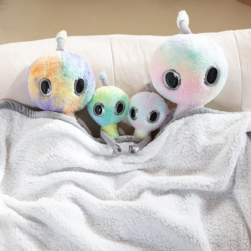 Cute Baby Alien Plush Doll Lovely Extraterrestrial Stuffed Toy Soft Peluches Playmates Birthday Gift for Children Boy - Image 6