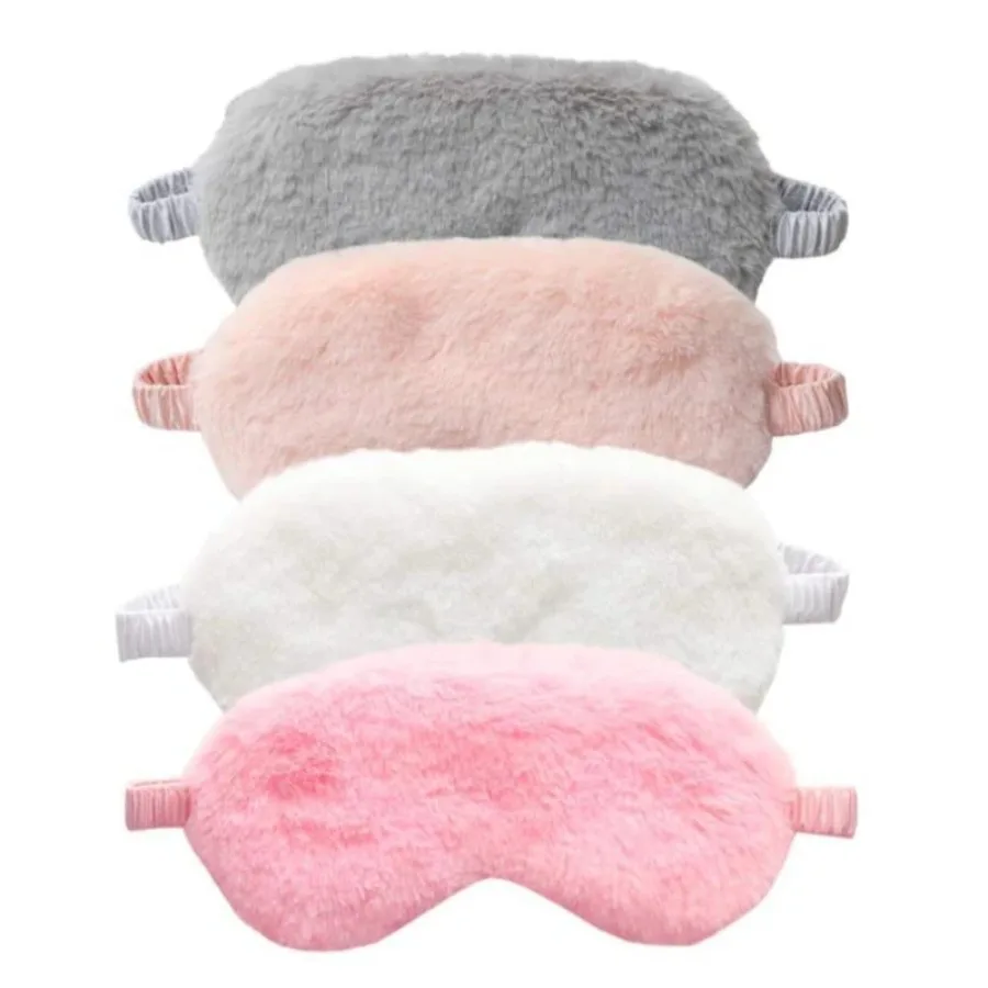 Sleeping Mask Sleeping Blindfold Soft Plush Eye Masks Cute Love Cloud Eye Cover Plush Mask Eyepatch Nap Health Eye Cover - Image 2
