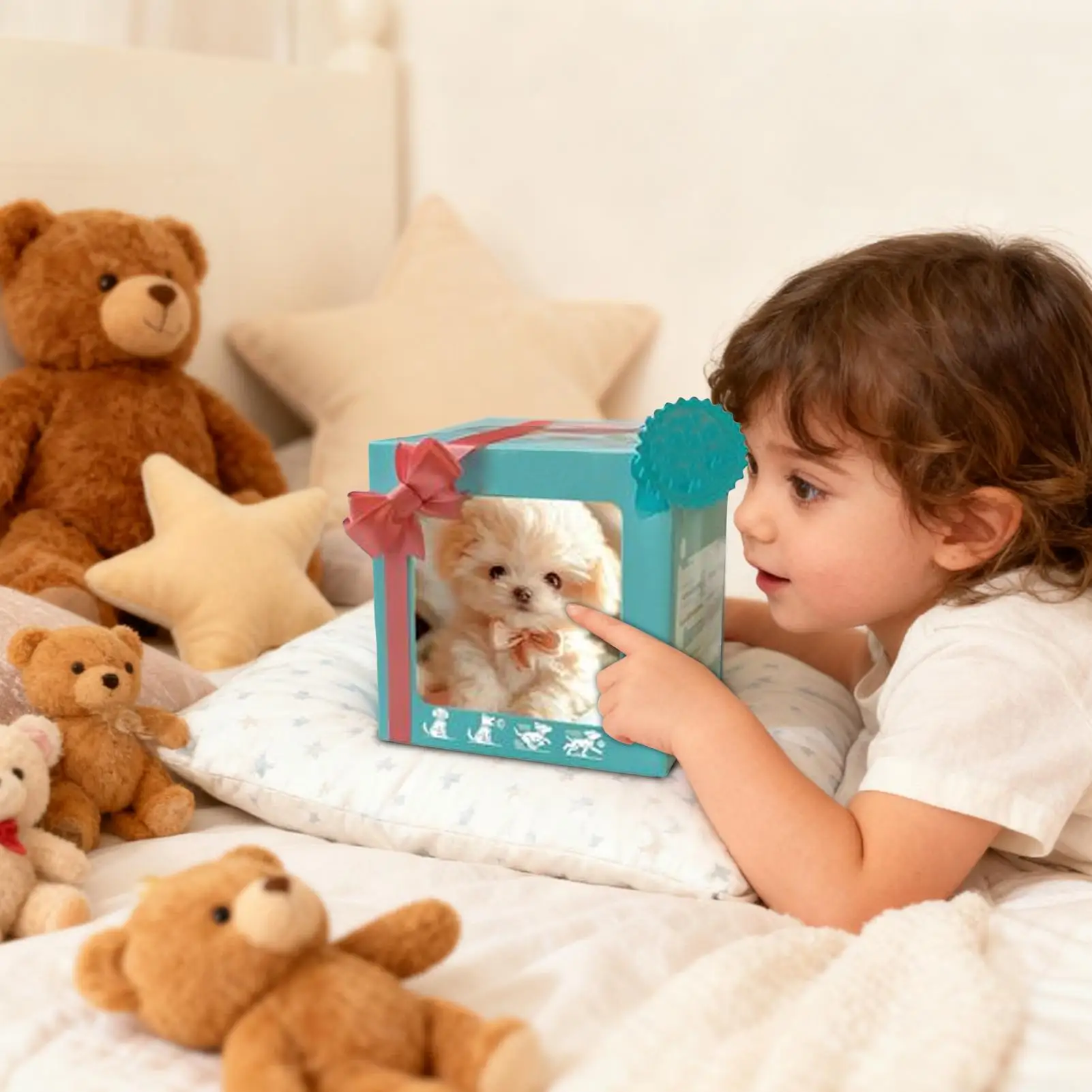 Cute Walking Dog Toy Battery-Operated with Sound Tail Wagging Barking Electric Puppy for Teens Adults Boys Girls Living Room - Image 3