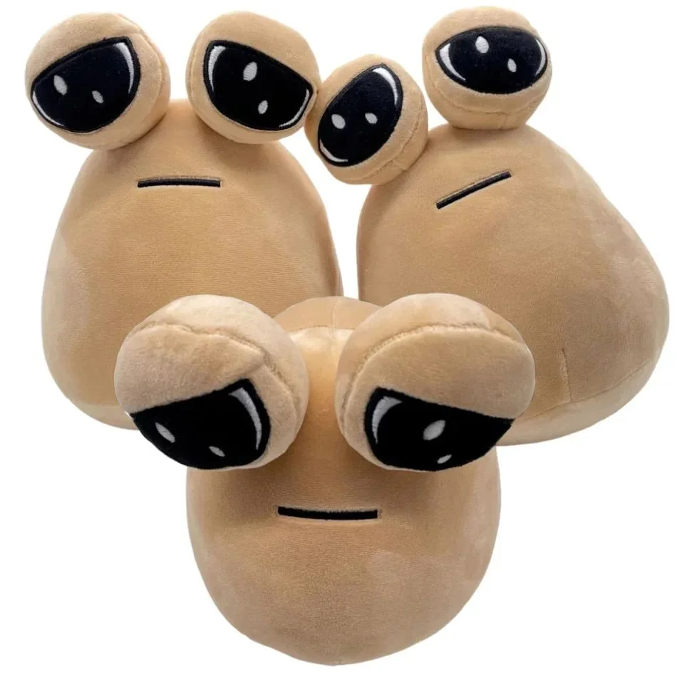 My Pet Alien Pou Plush Toys Anime Game The Maw Pou Doll Kawaii Cartoon Soft Stuffed Pillow Children Birthday Xmas Gif - Image 2
