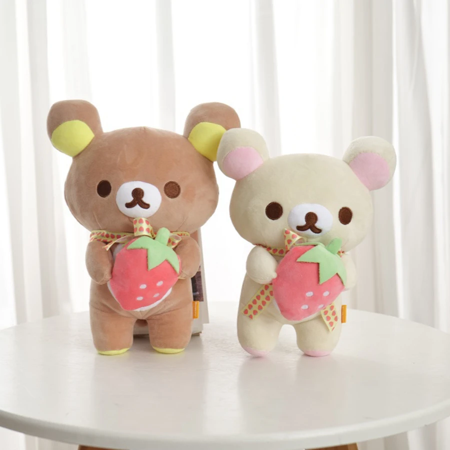 Anime Rilakkuma Cartoon Plush Doll Soft bear Toys Kawaii Room Decor Teddy Bear Plushies Cute Couple Bear Xmas Gifts For Girls - Image 5