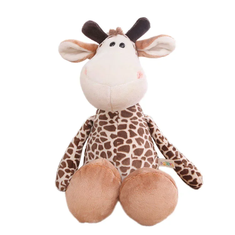 Stuffed Plush Animals Toys Soft Dolls Jungle Lion Elephant Tiger Dog Fox Monkey Deer Children Gift Kawaii Baby Kids Hobbie Toys - Image 14