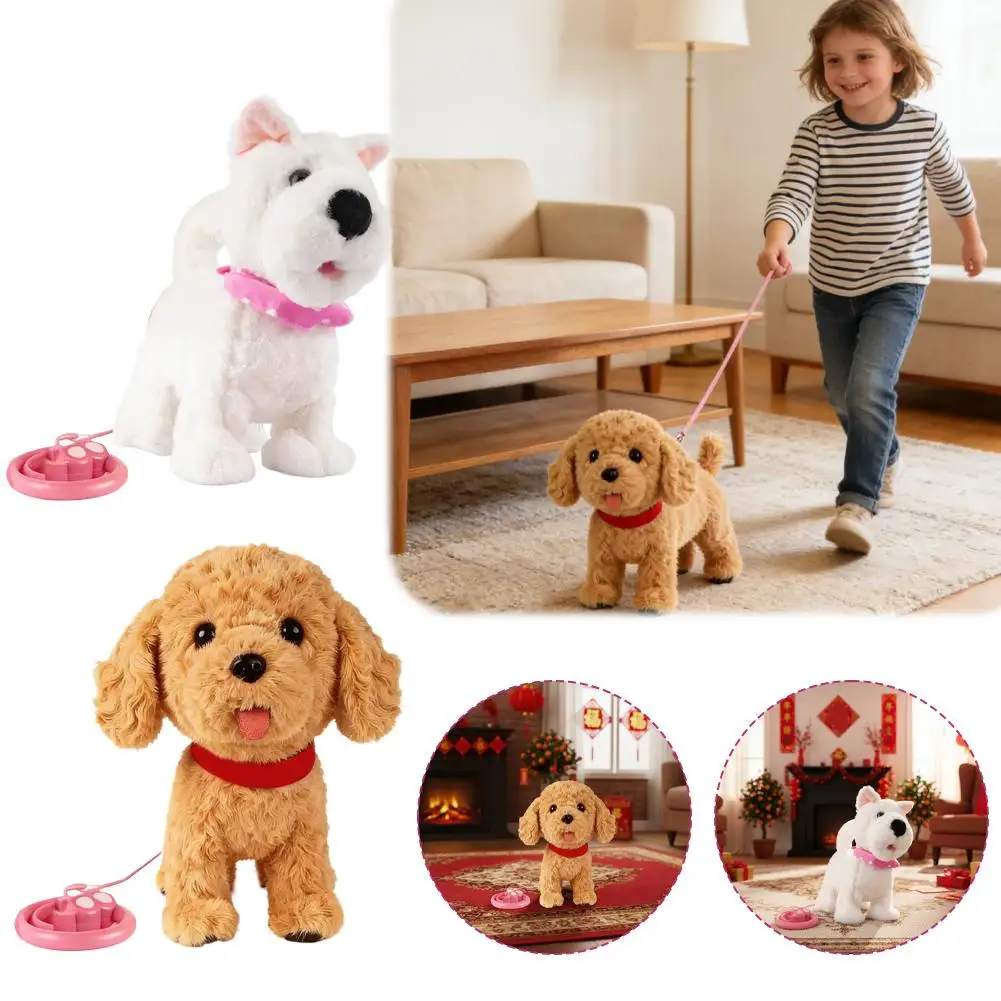 Interactive Electric Barking Dog Toy - Realistic Singing Dancing Licking Puppy Doll Interactive Pet Toy For Kids Toddlers - Image 2