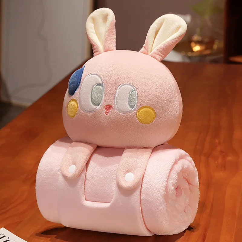 Big Eyes Blanket for Office, Sofa Sleeping Nap Blankets, Back Pillow, School Students, Convenient Storage, Lunch Break, Legs - Image 7